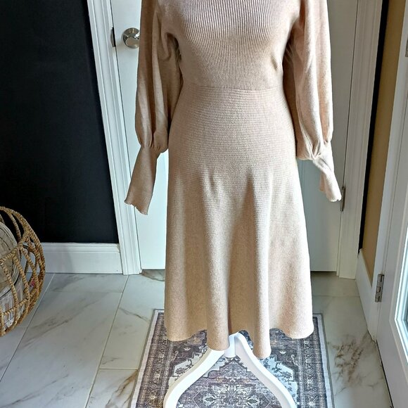 NWOT! RACHEL ZOE SWEATER KNIT FITTED DRESS - Picture 4 of 5